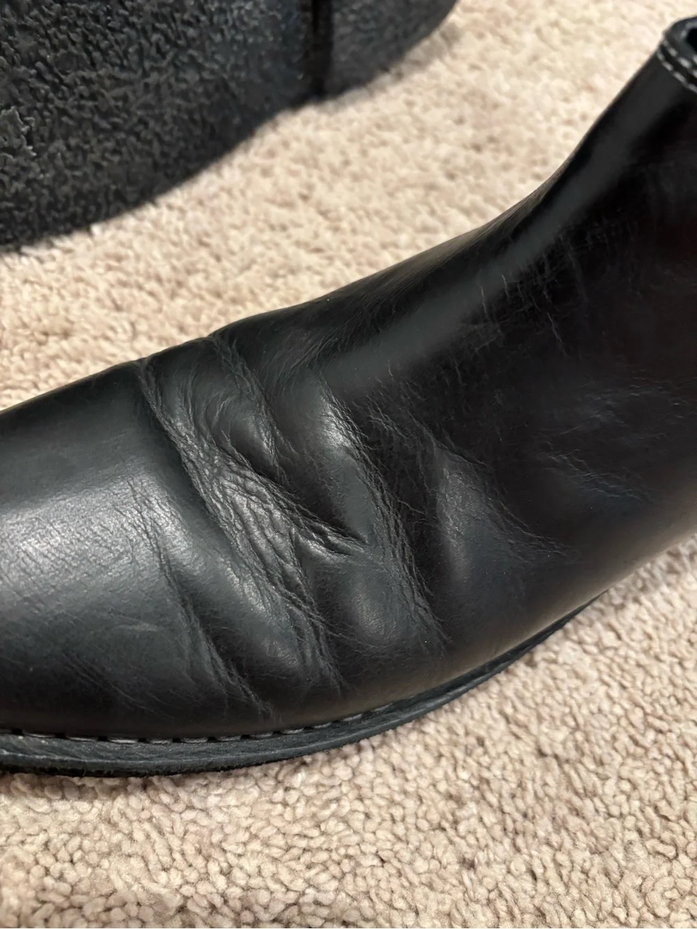 Kenneth Cole Reaction Black Leather Chukka Boots